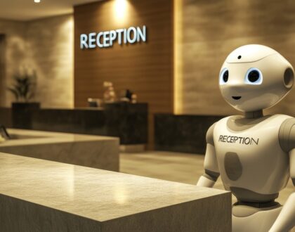 ai front desk for small business