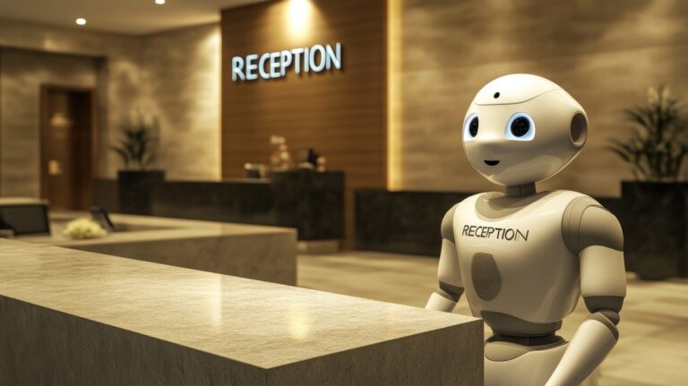 ai front desk for small business